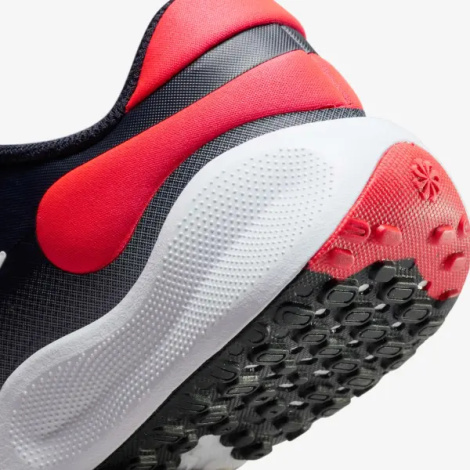 Кросівки бігові підліткові Nike REVOLUTION 7 (GS) темно-синьо-червоні FB7689-400