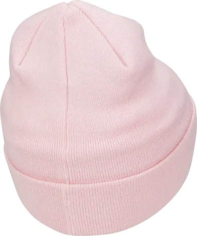 Шапка подростковая Nike PEAK SWOOSH BEANIE светло-розовая FB6492-690