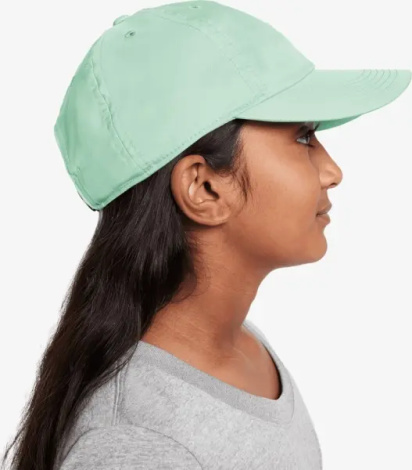 Бейсболка підліткова Nike DRI-FIT CLUB UNSTRUCTURED METAL SWOOSH світло-зелена FB5064-394