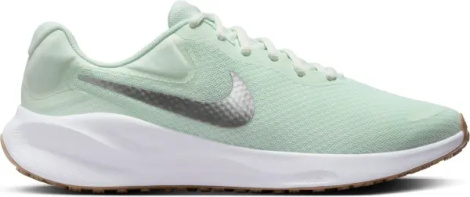Кросівки бігові жіночі Nike REVOLUTION 7 світло-зелено-срібні FB2208-303