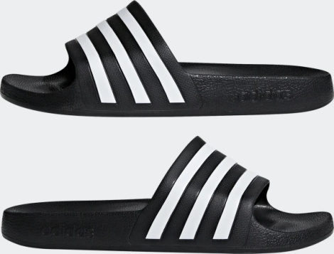 Шлепанцы Adidas ADILETTE AQUA черно-белые F35543