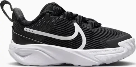 Кроссовки детские Nike STAR RUNNER 4 NN (TD) черно-белые DX7616-001