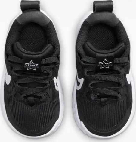Кроссовки детские Nike STAR RUNNER 4 NN (TD) черно-белые DX7616-001