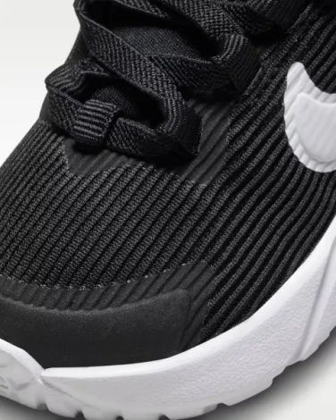 Кроссовки детские Nike STAR RUNNER 4 NN (TD) черно-белые DX7616-001