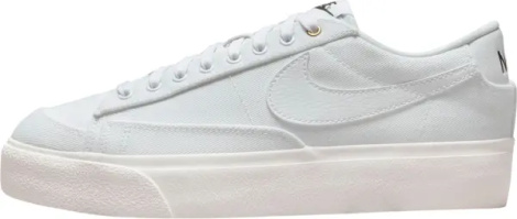 Кеди жіночі Nike BLAZER LOW PLATFORM CANVAS білі DV7475-100