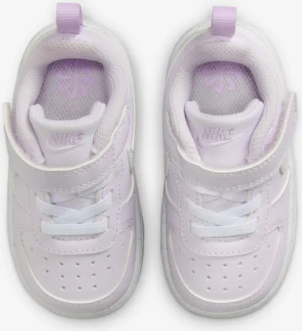 Кросівки дитячі Nike COURT BOROUGH LOW RECRAFT (TD) бузково-білі DV5458-500