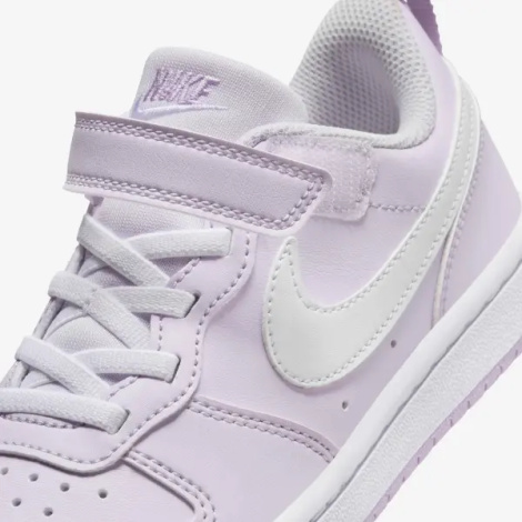 Кросівки дитячі Nike COURT BOROUGH LOW RECRAFT (PS) бузково-білі DV5457-500