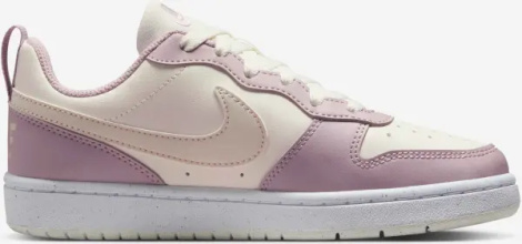 Кросівки підліткові Nike COURT BOROUGH LOW RECRAFT (GS) бежево-світло-рожеві DV5456-129