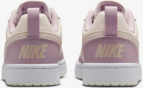 Кросівки підліткові Nike COURT BOROUGH LOW RECRAFT (GS) бежево-світло-рожеві DV5456-129
