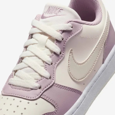 Кросівки підліткові Nike COURT BOROUGH LOW RECRAFT (GS) бежево-світло-рожеві DV5456-129