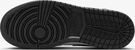 Кроссовки подростковые Nike AIR JORDAN 1 MID (GS) желто-бело-черные DQ8423-701