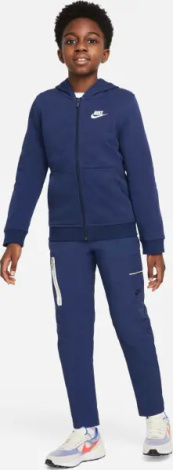 Спортивні штани підліткові Nike SPORTSWEAR UTILITY темно-сині DM8117-410