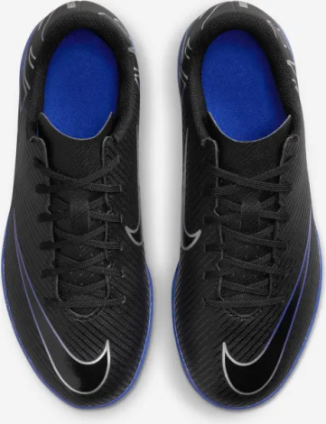 Футзалки (бампы) детские Nike JR MERCURIAL VAPOR 15 CLUB черно-синие DJ5955-040