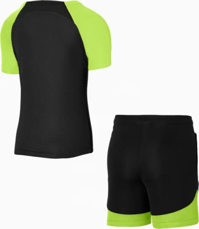 Комплект футбольної форми дитячий Nike DRI-FIT ACADEMY PRO чорно-салатовий DH9484-010