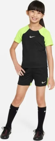 Комплект футбольної форми дитячий Nike DRI-FIT ACADEMY PRO чорно-салатовий DH9484-010
