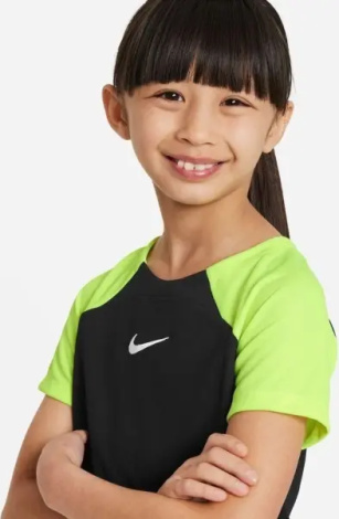 Комплект футбольної форми дитячий Nike DRI-FIT ACADEMY PRO чорно-салатовий DH9484-010