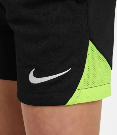 Комплект футбольної форми дитячий Nike DRI-FIT ACADEMY PRO чорно-салатовий DH9484-010