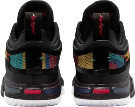 Кроссовки баскетбольные Nike AIR JORDAN XXXVI LOW черно-красно-зеленые DH0833-063