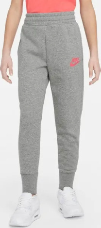 Спортивні штани підліткові Nike SPORTSWEAR CLUB FRENCH TERRY сіро-рожеві DC7211-092