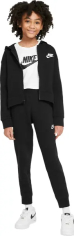 Спортивний костюм підлітковий Nike SPORTSWEAR CLUB FLEECE чорний DC7118-010__DC7207-010