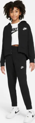 Спортивний костюм підлітковий Nike SPORTSWEAR CLUB FLEECE чорний DC7118-010__DC7207-010