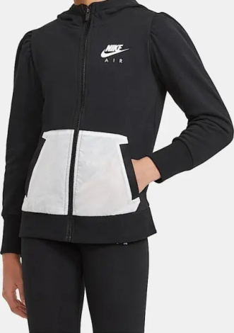 Спортивний костюм підлітковий Nike SPORTSWEAR чорно-білий DA1179-010__DA1185-010