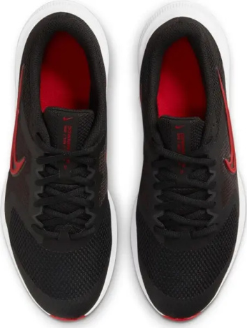 Кросівки бігові підліткові Nike DOWNSHIFTER 11 (GS) чорно-червоні CZ3949-005