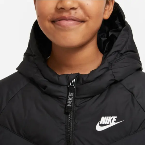 Куртка підліткова Nike SPORTSWEAR SYNTHETIC FILL чорна CU9157-010