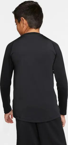 Лонгслив подростковый Nike PRO TRAINING черный CJ7711-010