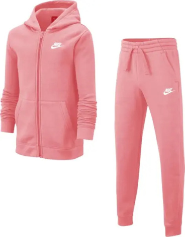 Спортивний костюм підлітковий Nike SPORTSWEAR кораловий BV3634-603