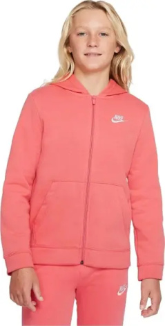 Спортивний костюм підлітковий Nike SPORTSWEAR кораловий BV3634-603