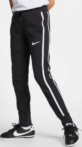 Спортивні штани підліткові Nike SPORTSWEAR чорно-білі AQ8840-010