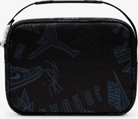 Термосумка для еды Nike JORDAN FUEL PACK LUNCH BAG 3L черно-темно-серо-красная 9A0542-KR5