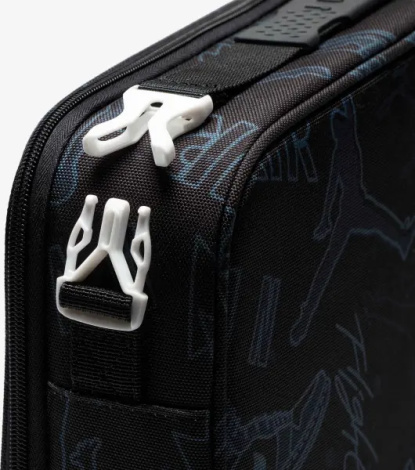 Термосумка для еды Nike JORDAN FUEL PACK LUNCH BAG 3L черно-темно-серо-красная 9A0542-KR5