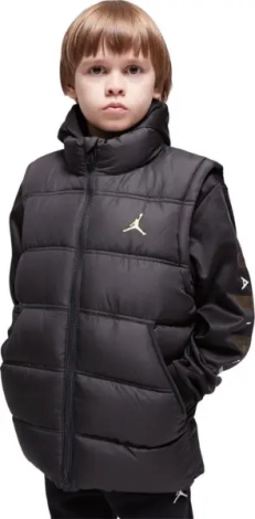 Куртка подростковая Nike JORDAN 2 FER черно-золотая 95D191-K5X