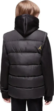 Куртка подростковая Nike JORDAN 2 FER черно-золотая 95D191-K5X