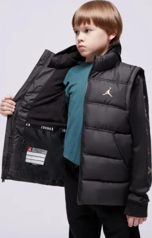 Куртка подростковая Nike JORDAN 2 FER черно-золотая 95D191-K5X