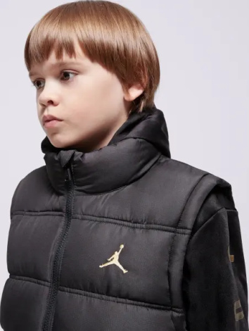 Куртка подростковая Nike JORDAN 2 FER черно-золотая 95D191-K5X