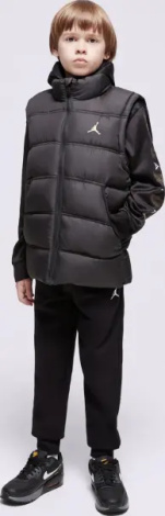Куртка подростковая Nike JORDAN 2 FER черно-золотая 95D191-K5X