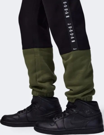 Спортивний костюм підлітковий Nike JORDAN FLIGHT SIDELINE FLEECE оливково-чорний 95C842-EF9__95C843-023