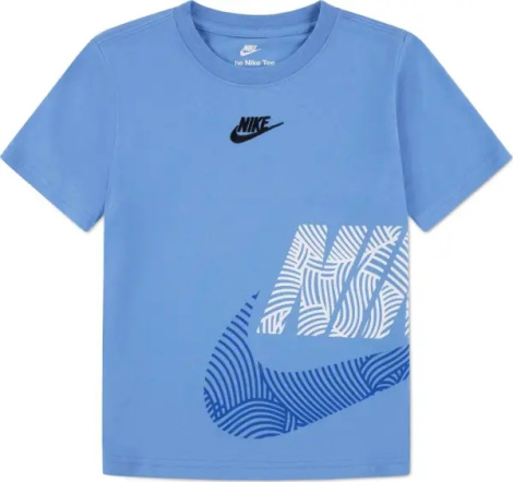 Футболка детская Nike IN THE ZONE JERSEY голубо-сине-белая 86N759-B9F