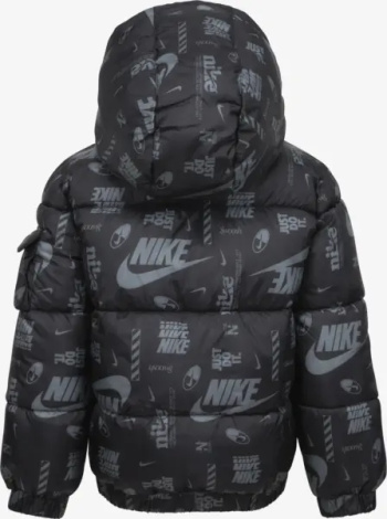 Куртка дитяча Nike DNA LOGO PUFFER чорно-сіра 86M123-023