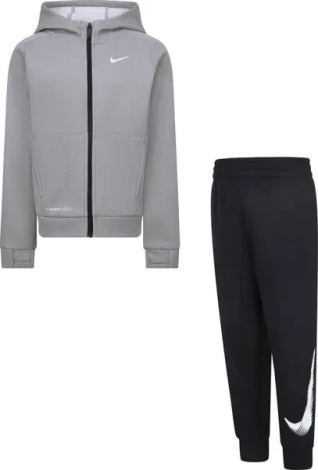 Спортивный костюм детский Nike TECH FLEECE DRI-FIT серо-черный 86L187-023
