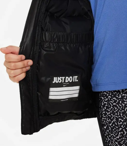 Куртка детская Nike WR FILLED PUFFER черная 86L074-023