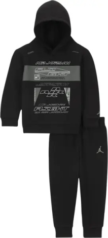 Спортивный костюм детский Nike JORDAN FLIGHT черный 85D322-023