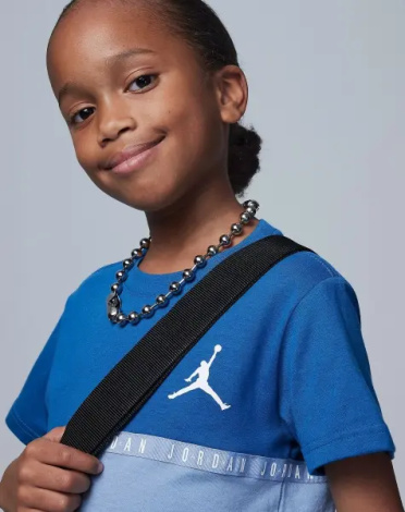 Комплект летний детский Nike JORDAN JUMPMAN сине-голубой 85D001-U1R