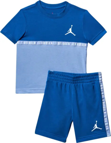 Комплект летний детский Nike JORDAN JUMPMAN сине-голубой 85D001-U1R