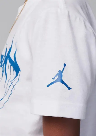 Комплект летний детский Nike JORDAN бело-голубой 85C996-U1R