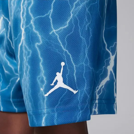 Комплект летний детский Nike JORDAN бело-голубой 85C996-U1R