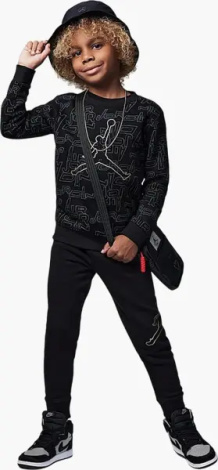 Спортивный костюм детский Nike JORDAN черный 85C812-023